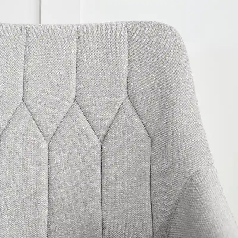 Fauteuil d'appoint rembourré beige/jaune/gris avec pieds en métal, une place