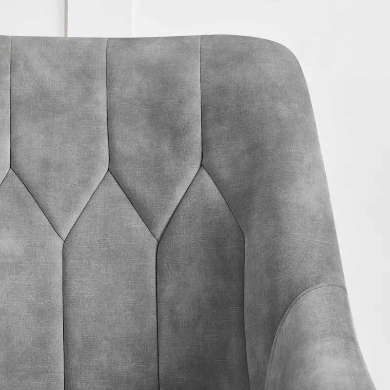 Fauteuil d'appoint rembourré beige/jaune/gris avec pieds en métal, une place