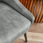 Fauteuil d'appoint rembourré beige/jaune/gris avec pieds en métal, une place
