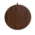Table basse ronde multicolore, cadre en acier, pour 1 personne, 80 cm de diamètre
