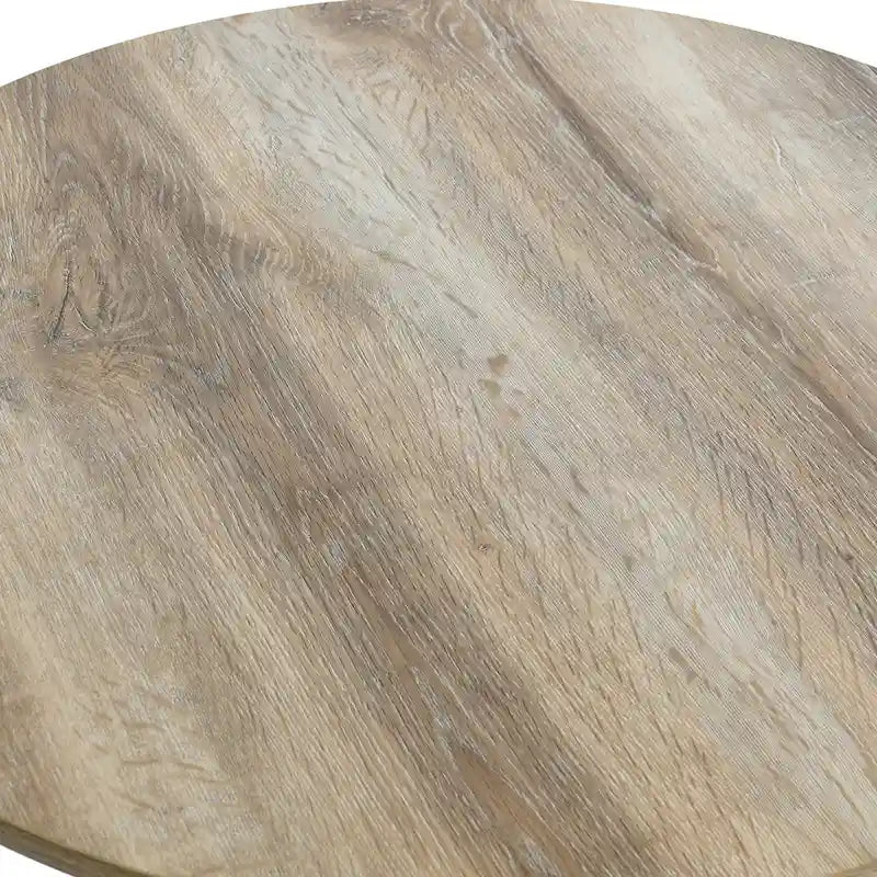 Table basse ronde multicolore, cadre en acier, pour 1 personne, 80 cm de diamètre