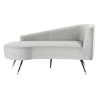 Causeuse 2 places en velours noir et doré, L 146 cm x P 68,5 cm x H 71 cm