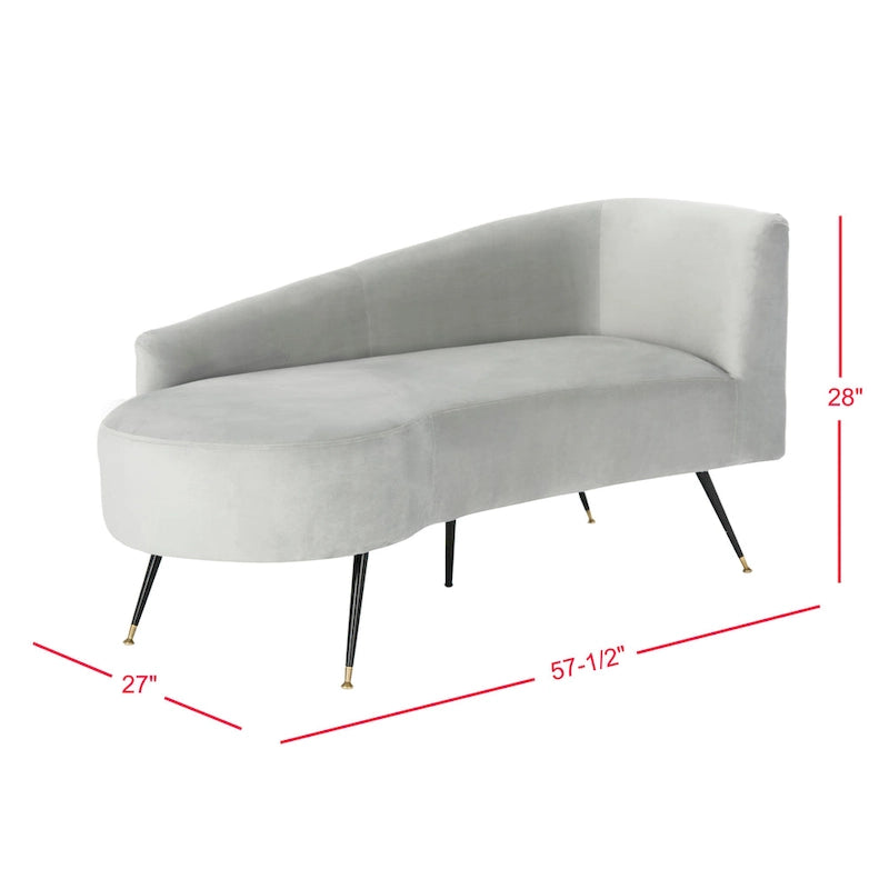 Causeuse 2 places en velours noir et doré, L 146 cm x P 68,5 cm x H 71 cm