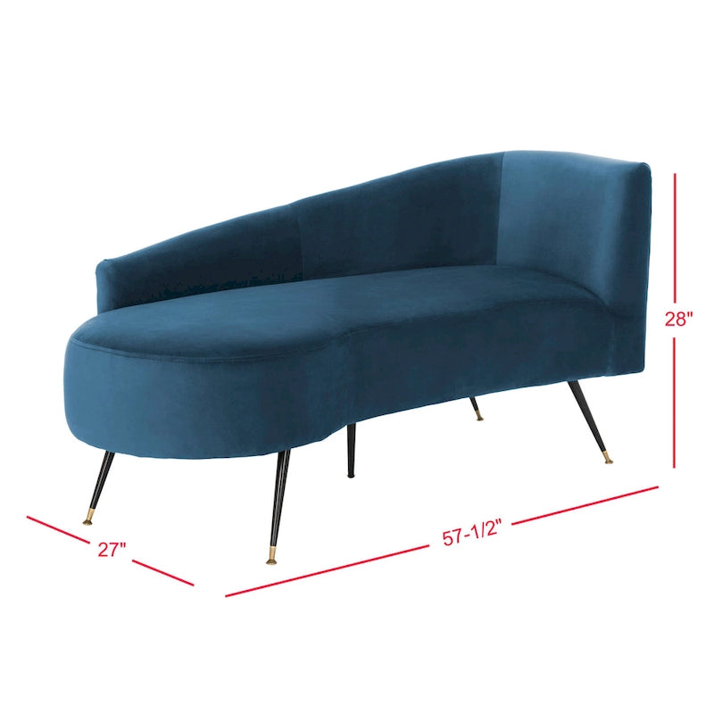 Causeuse 2 places en velours noir et doré, L 146 cm x P 68,5 cm x H 71 cm