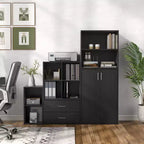 24/7 Shop At Home Bibliothèque moderne empilable et modulaire à 4 cubes Silkpath 24 po