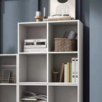 24/7 Shop At Home Bibliothèque moderne empilable et modulaire à 4 cubes Silkpath 24 po