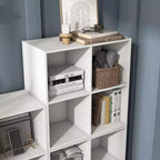 24/7 Shop At Home Bibliothèque moderne empilable et modulaire à 4 cubes Silkpath 24 po