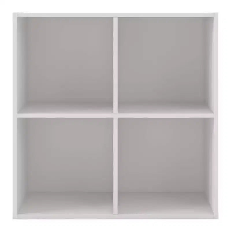 24/7 Shop At Home Bibliothèque moderne empilable et modulaire à 4 cubes Silkpath 24 po