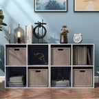 24/7 Shop At Home Bibliothèque moderne empilable et modulaire à 4 cubes Silkpath 24 po