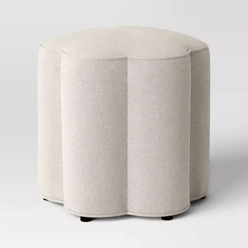 Ottoman capitonné festonné - Room Essentials