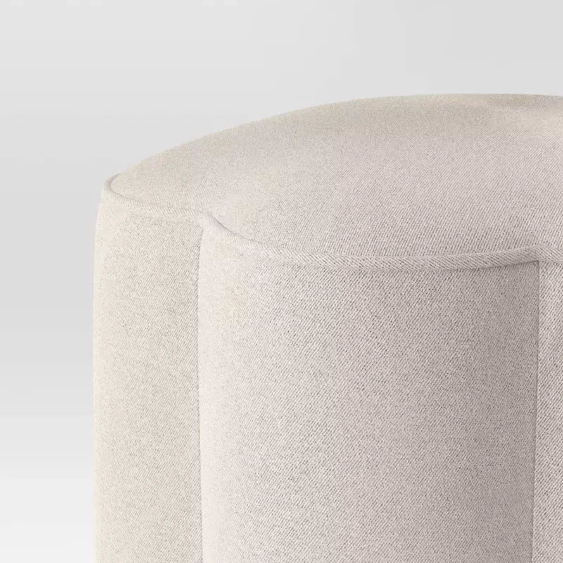 Ottoman capitonné festonné - Room Essentials