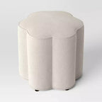 Ottoman capitonné festonné - Room Essentials