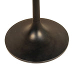 Table à manger ronde Elm Black / Antique Gold Tulip Base, 4 places