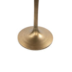 Table à manger ronde Elm Black / Antique Gold Tulip Base, 4 places