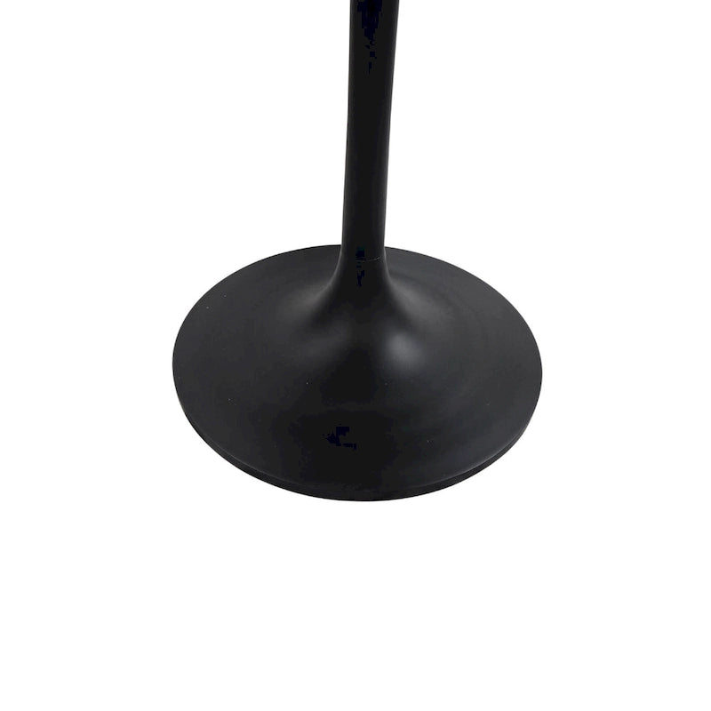 Table à manger ronde Elm Black / Antique Gold Tulip Base, 4 places