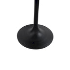 Table à manger ronde Elm Black / Antique Gold Tulip Base, 4 places