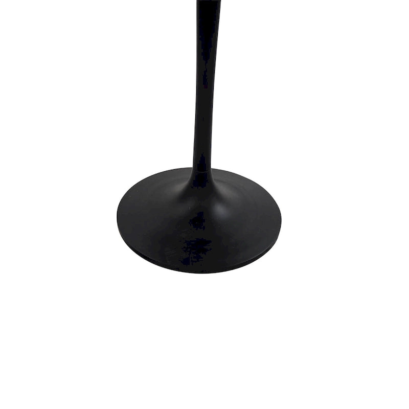 Table à manger ronde Elm Black / Antique Gold Tulip Base, 4 places