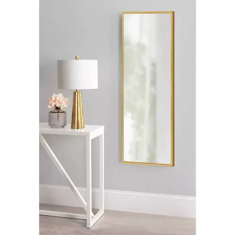 Miroir Mural Décoratif Encadré Travis 16 x 48 - Kate & Laurel All Things Decor