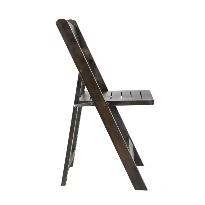 Chaise de salle à manger pliante en bois massif de qualité commerciale Flash Furniture Holden