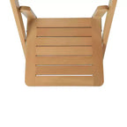 Chaise de salle à manger pliante en bois massif de qualité commerciale Flash Furniture Holden