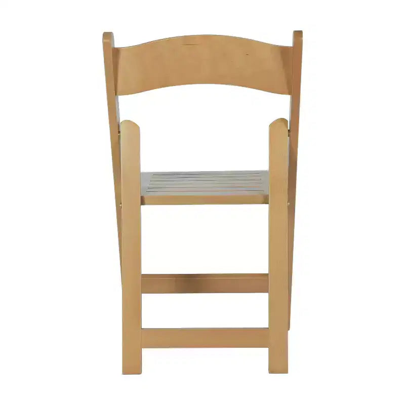 Chaise de salle à manger pliante en bois massif de qualité commerciale Flash Furniture Holden