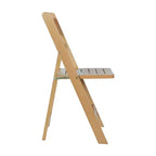 Chaise de salle à manger pliante en bois massif de qualité commerciale Flash Furniture Holden