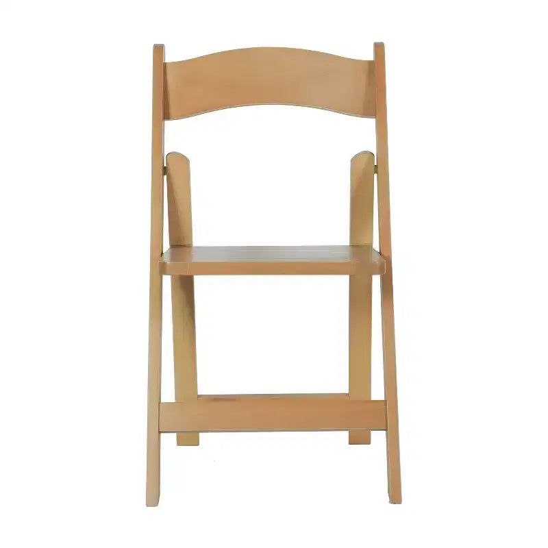 Chaise de salle à manger pliante en bois massif de qualité commerciale Flash Furniture Holden