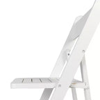 Chaise de salle à manger pliante en bois massif de qualité commerciale Flash Furniture Holden