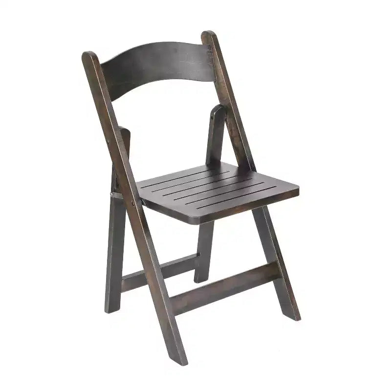 Chaise de salle à manger pliante en bois massif de qualité commerciale Flash Furniture Holden