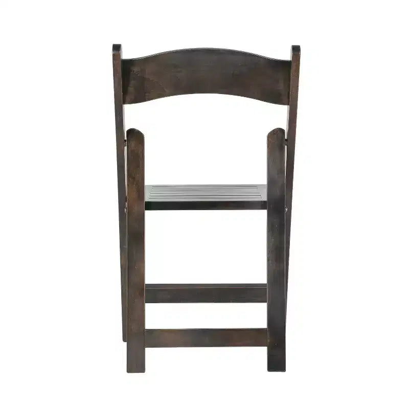 Chaise de salle à manger pliante en bois massif de qualité commerciale Flash Furniture Holden