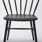 Chaise de salle à manger en métal noir, style ferme, individuelle