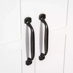 HOMCOM Armoire de salle de bain 3 étagères avec étagère réglable et 2 portes pour couloir, salon, blanc