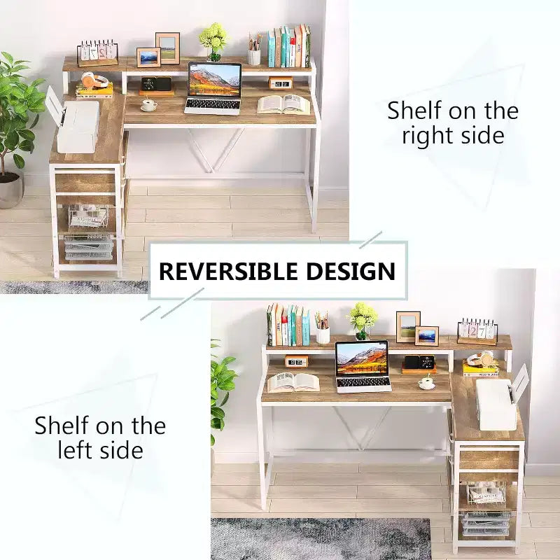 Bureau d'angle informatique Lantine L