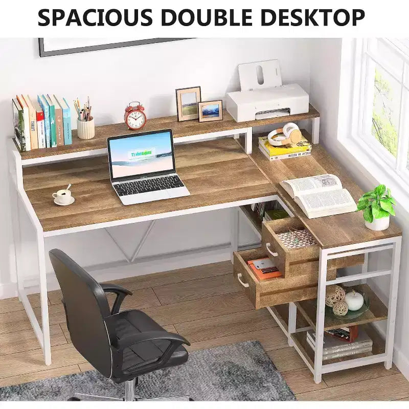 Bureau d'angle informatique Lantine L