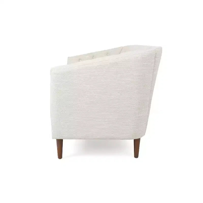 Causeuse contemporaine touffetée en bois de bouleau Jelm de GDFStudio