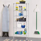 Étagère métallique à 6 niveaux FDW, modulable, robuste, rayonnage de rangement, étagères de garage