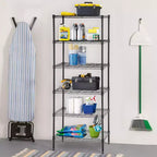Étagère métallique à 6 niveaux FDW, modulable, robuste, rayonnage de rangement, étagères de garage