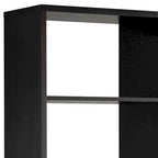 Vitrine Noire et Grise – 7 étagères, 3 portes, 175 cm de hauteur