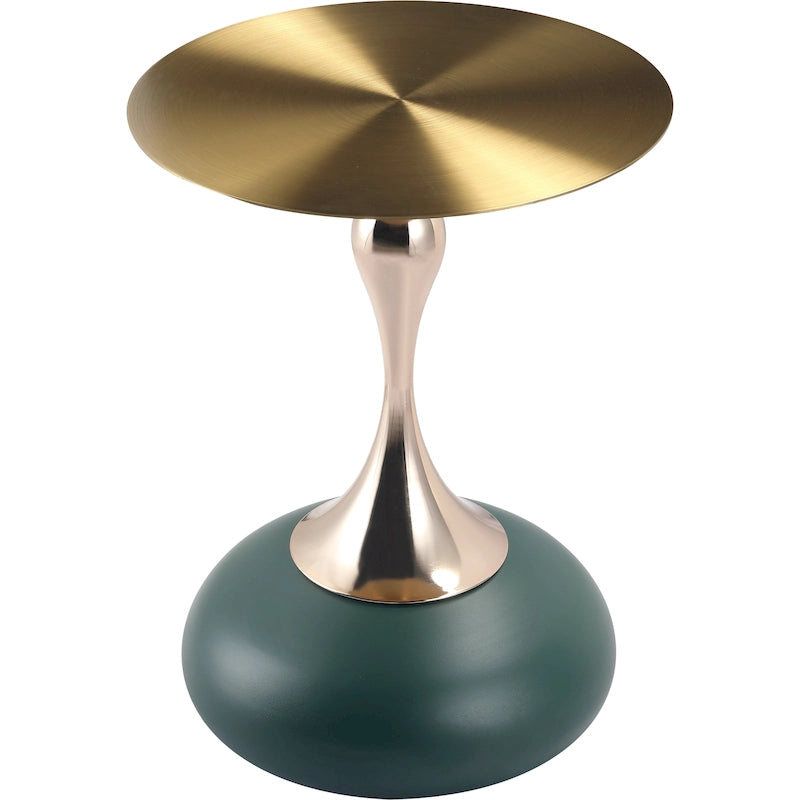 Table de salle à manger ronde hauteur bar – Plateau MDF, Piètement acier brossé, 4 places, Plusieurs coloris