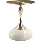 Table de salle à manger ronde hauteur bar – Plateau MDF, Piètement acier brossé, 4 places, Plusieurs coloris