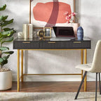 Lifestorey Bureau Russo 3 tiroirs Moderne Chic