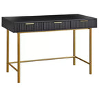 Lifestorey Russo 3 Drawer Modern Glam Desk