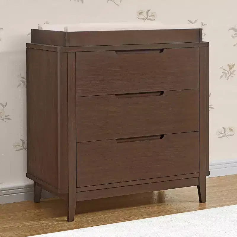 Commode 3 tiroirs Delta Children Noah avec plateau à langer et tiroirs à emboîtement