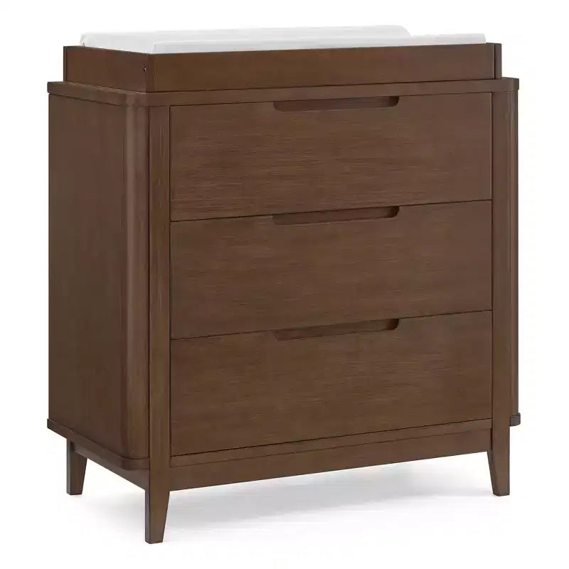 Commode 3 tiroirs Delta Children Noah avec plateau à langer et tiroirs à emboîtement