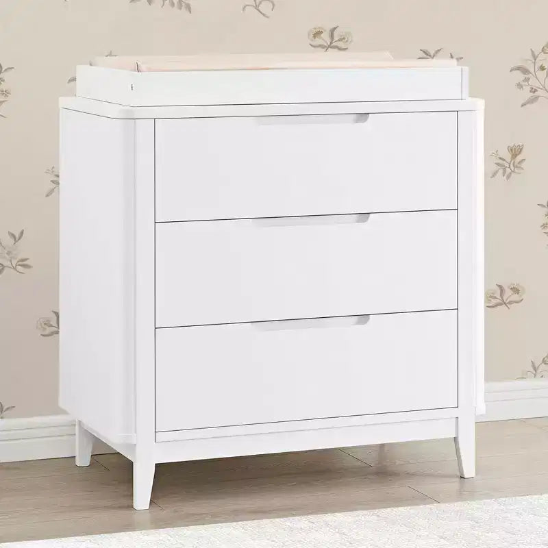 Commode 3 tiroirs Delta Children Noah avec plateau à langer et tiroirs à emboîtement