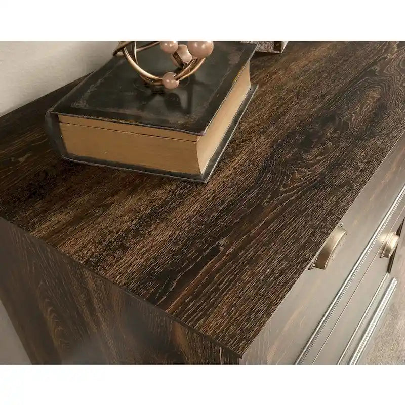 Meuble de classement latéral à 2 tiroirs – Mango Sindoori / Chêne Fer / Planche Blanche / Chêne Salé, Utilisateur unique