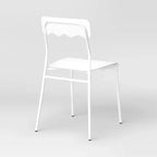 Lot de 2 chaises de salle à manger en métal ondulé - Room Essentials