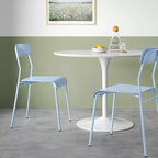 Lot de 2 chaises de salle à manger en métal ondulé - Room Essentials