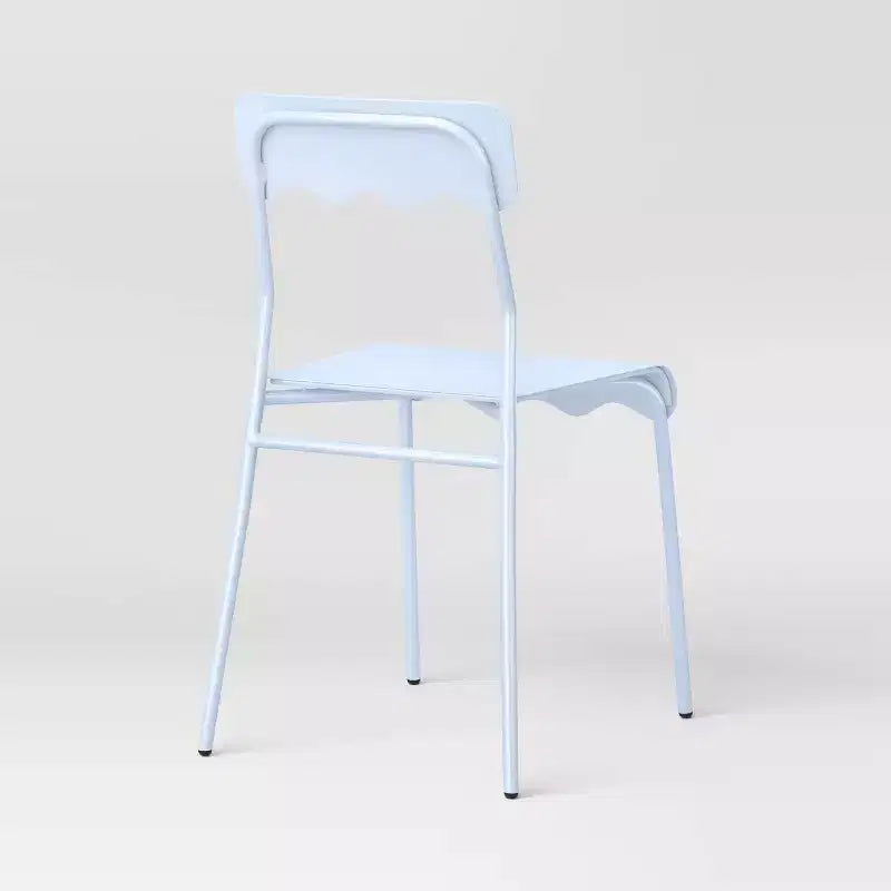 Lot de 2 chaises de salle à manger en métal ondulé - Room Essentials
