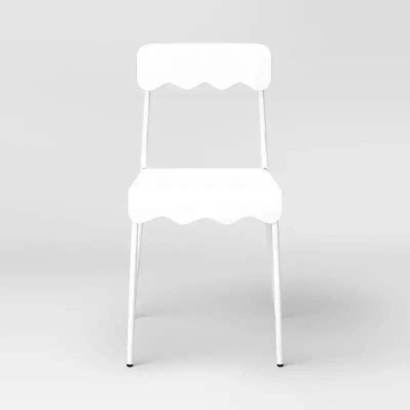 Lot de 2 chaises de salle à manger en métal ondulé - Room Essentials